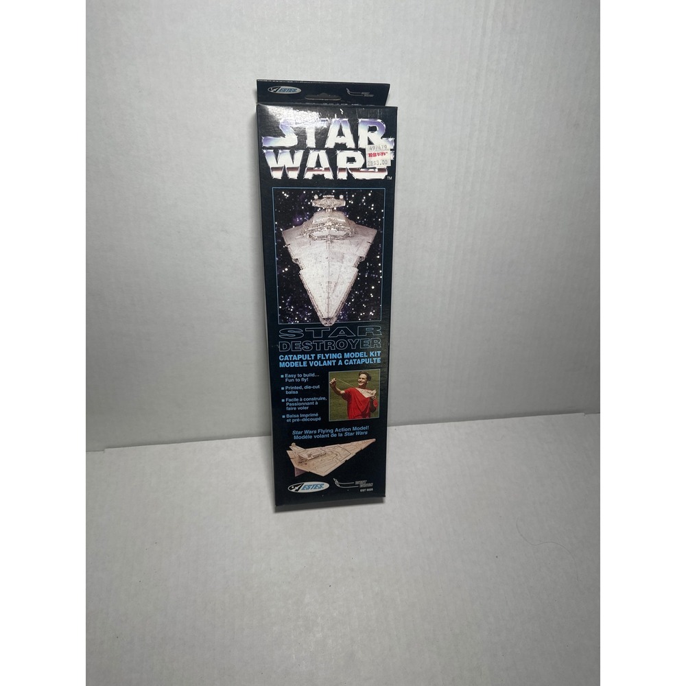 Vintage 1996 Estes Star Wars Star Destroyer Catapult Flying Model Kit EST 5020